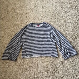 Vince Camuto Striped Long Sleeve Top Size XS